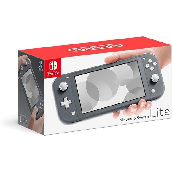 Nintendo 5.5" 32GB Memory Storage Switch Lite, Lightweight Handheld Console,Gray - Picture 2 of 4